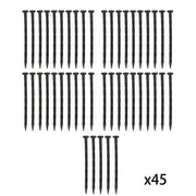 DURAFORCE 4.5'' x 50ft No-Dig White Plastic Landscape Edging With Anchoring Spikes Garden