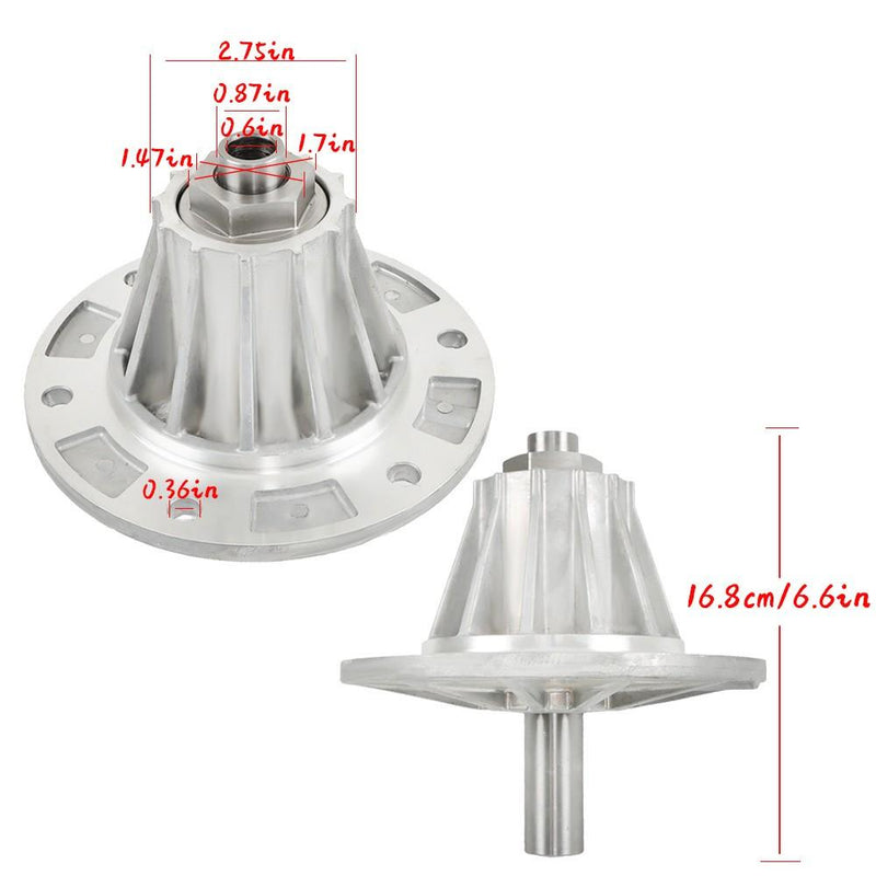 DURAFORCE Mower Spindle Assembly 4165022 4115849 Fit For Bob-Cat ZT200 For Woods RZ2052B