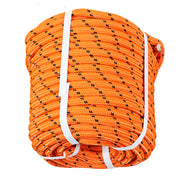 DURAFORCE 6180Lbs Breaking Strength Bull Rope Orange 1/2"×200' Double Braid Polyester Rope