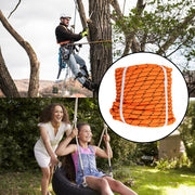 DURAFORCE 6180Lbs Breaking Strength Bull Rope Orange 1/2"×200' Double Braid Polyester Rope