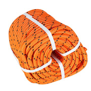 DURAFORCE 6180Lbs Breaking Strength Bull Rope Orange 1/2"×200' Double Braid Polyester Rope