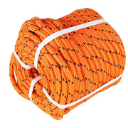 DURAFORCE 6180Lbs Breaking Strength Bull Rope Orange 1/2"×200' Double Braid Polyester Rope