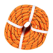 DURAFORCE 6180Lbs Breaking Strength Bull Rope Orange 1/2"×200' Double Braid Polyester Rope