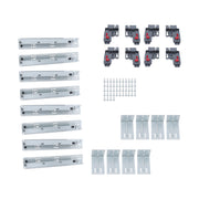 DURAFORCE 4 Pair 12 Inch Undermount Drawer Slides with Locking Device Soft Close 100lb