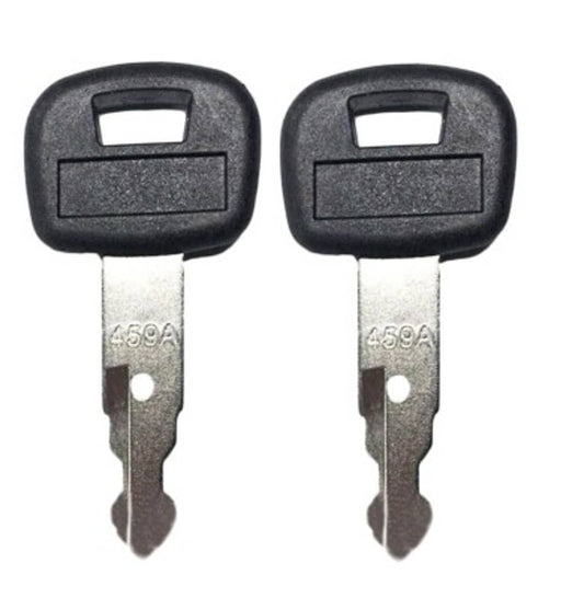DURAFORCE 459A Key for Kubota Mini Excavator Backhoe Skid Steer Track Loader 2 Pack