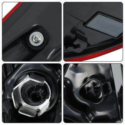 DURAFORCE Tail Light For Toyato Camry XLE XSE 2025 Rear Outer Passenger Clear 1 PCS LED