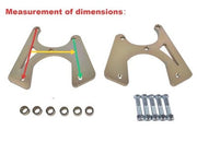 DURAFORCE For GM 10 & 12 Bolt Buick Skylark Chevy Bolt-On Rear Disc Brake Kit w/ E-Brake