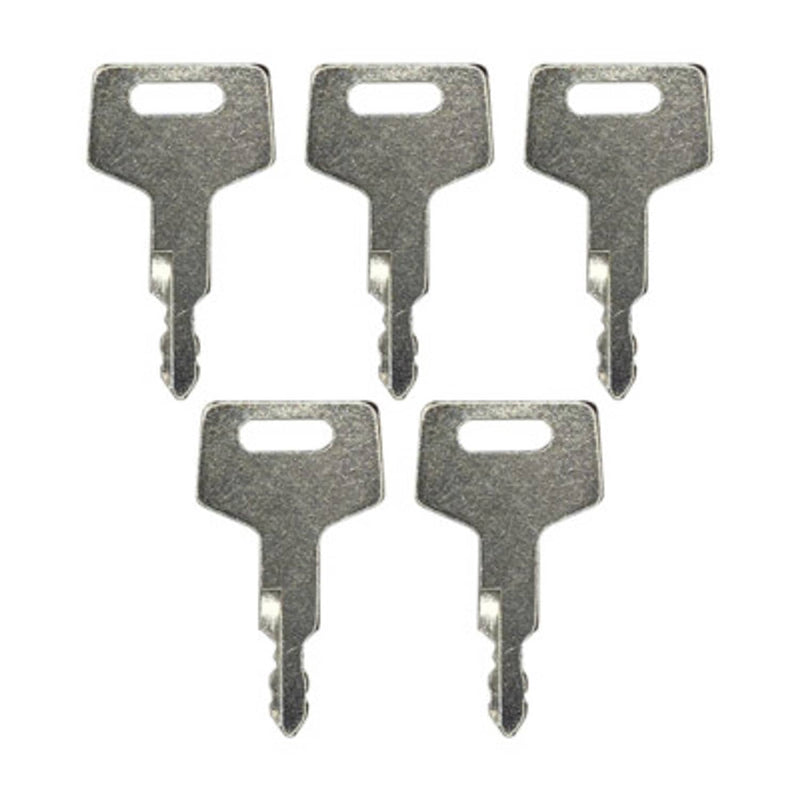 DURAFORCE H806 17001-00019 Ignition Key for New Holland Hitachi Gehl Equipment 5 Pack
