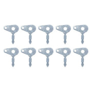 DURAFORCE Ignition Key For Lucas Ford New Holland Case Tractor T250 8223438 54324157 10 Pack