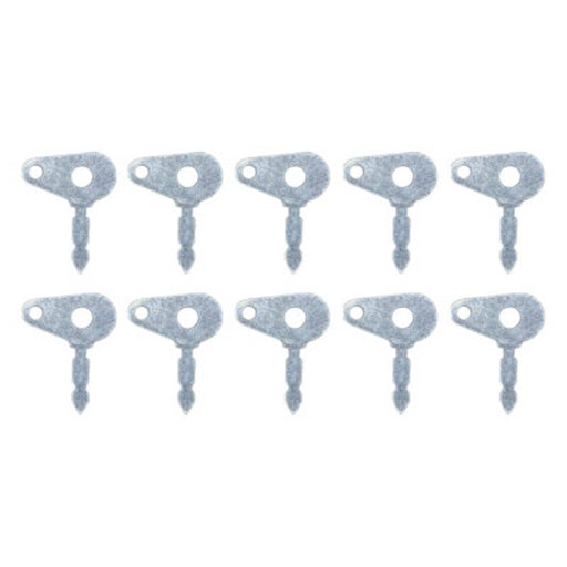 DURAFORCE Ignition Key For Lucas Ford New Holland Case Tractor T250 8223438 54324157 10 Pack
