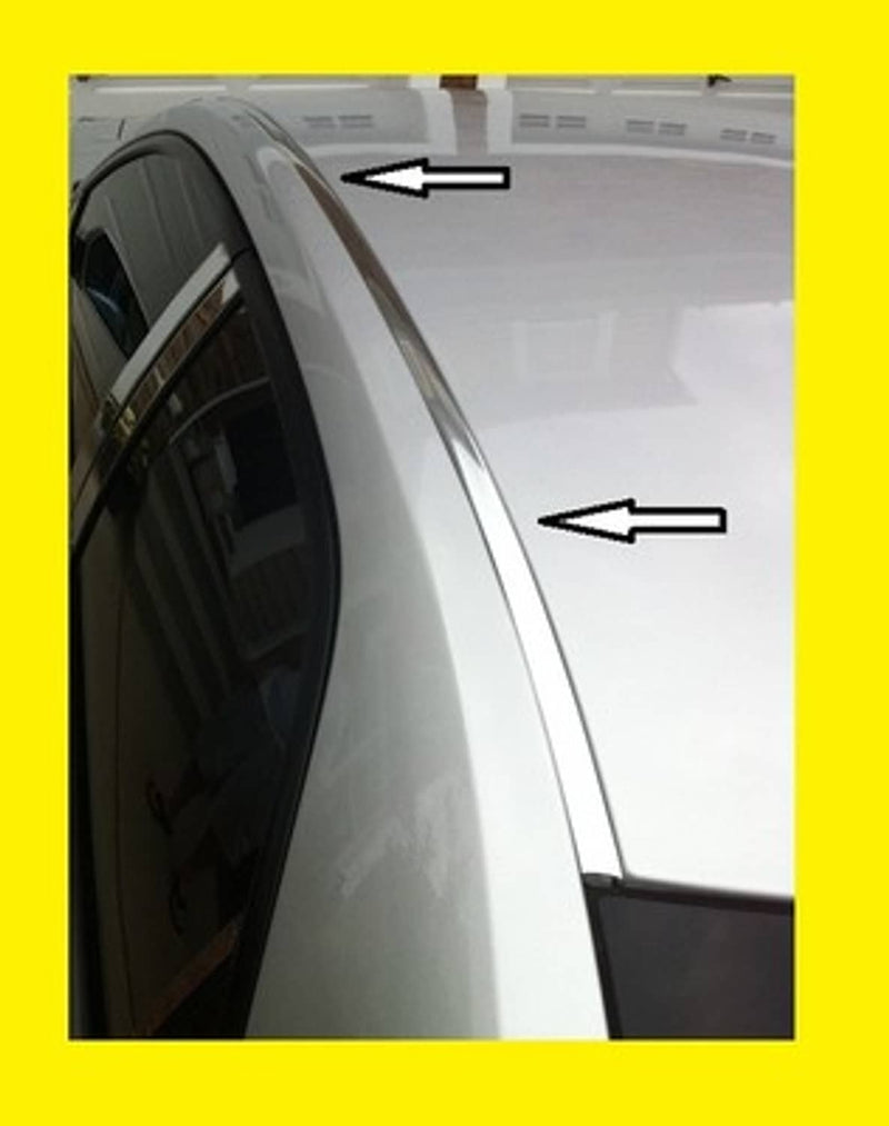 DURAFORCE Chrome Roof Top Trim Molding Kit for 2004-2012 Volvo S40