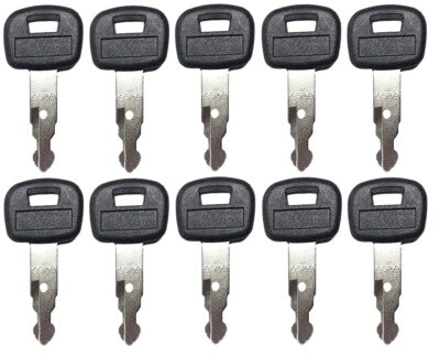 DURAFORCE 459A Key for Kubota Mini Excavator Backhoe Skid Steer Track Loader 10 Pack
