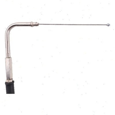 36-0131 56-1-2 Inch Stainless Steel Throttle and Idle Cable for Harley Davidson