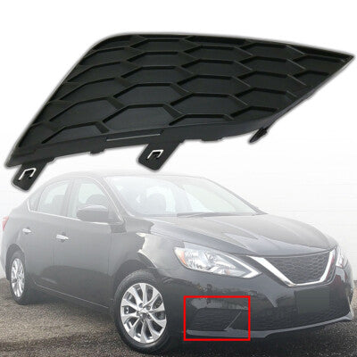 DURAFORCE For Nissan Sentra 2016-2018 Fog Light Cover RightSide Grille Bezel 622564AF0B