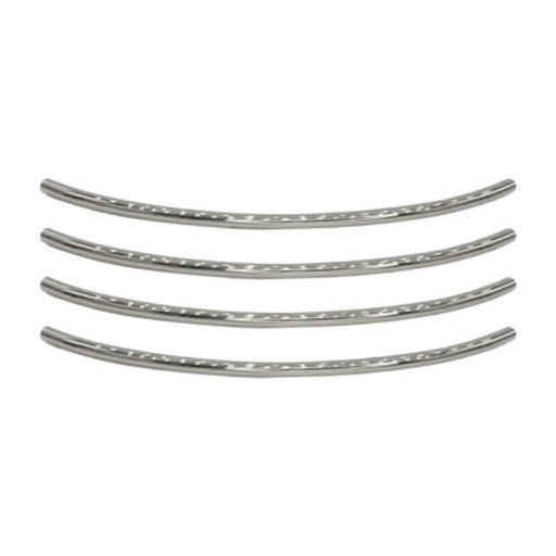 DURAFORCE Chrome Door Edge Guard Trim Molding Protectors 4 Pieces 10 Inch