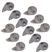 DURAFORCE Total Kit 12pcs Stump Grinder Teeth Compatible Rayco Super Tooth 3144C and 3144T