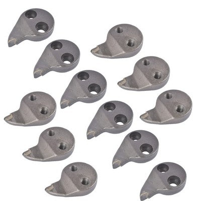 DURAFORCE Total Kit 12pcs Stump Grinder Teeth Compatible Rayco Super Tooth 3144C and 3144T