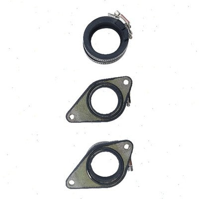 16211 MEA 670 Carb Intake Manifold Boot For Honda VTX1300 03 09 3 Pcs