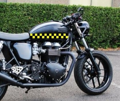 Checkered Flag Vinyl Decal Tape Motorcycle Helmet Bike Fairing Tank Sticker
