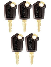 DURAFORCE Keys for CAT Caterpillar Heavy Equipment Ignition Key 5P8500 5 Pack