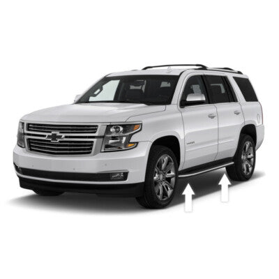 Chrome Running Board Trim Molding Package for 2015 2020 Chevy Tahoe Suburban
