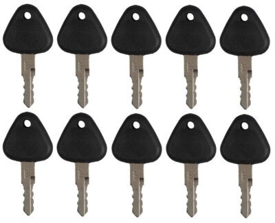 777 14529178 Ignition Keys for Volvo Samsung Excavator Heavy Equipment 10 Pack