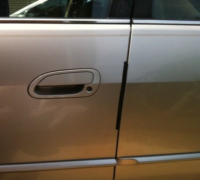DURAFORCE 10 Inch Black Door Edge Guard Trim Molding Protectors Low Profile