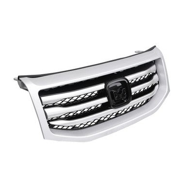DURAFORCE For Honda Pilot 2012-2015 12-15 Front Bumper Silver Grille Molding Surround Trim