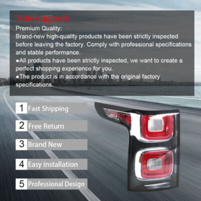 DURAFORCE LED Tail Lights Lamps Red LH/Driver Rear For Land Rover Range Rover 2018-2020