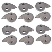 DURAFORCE Total Kit 12pcs Stump Grinder Teeth Compatible Rayco Super Tooth 3144C and 3144T