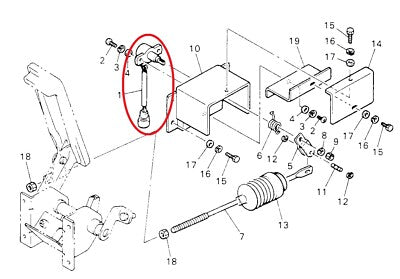 Throttle Sensor Assembly for Yamaha G14-G16 Golf Carts 95-02 JN4-85885-01-00