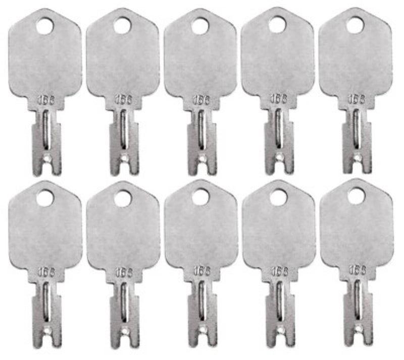 DURAFORCE Forklift Key for Gradall Gehl Hyster Komatsu Yale JLG Daewoo Hitachi 10 Keys