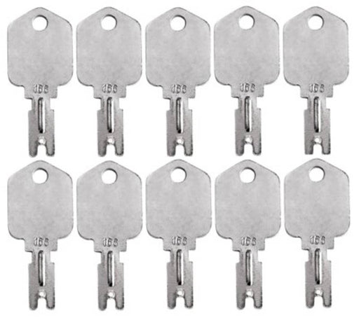 DURAFORCE Forklift Key for Gradall Gehl Hyster Komatsu Yale JLG Daewoo Hitachi 10 Keys