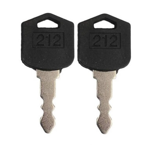 DURAFORCE Ignition Keys for Doosan Daewoo Forklift D25 D35 G25 G35 212 D554212 2