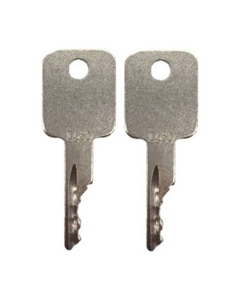 DURAFORCE Keys for Bobcat Terex Ditch Witch Genie Grove IR JLG Komatsu IH D250 2 Pack