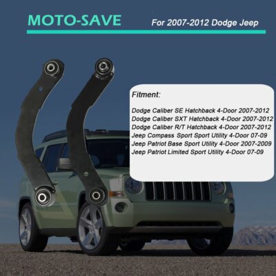 DURAFORCE Fit For Jeep Dodge Series Suspension Control Lateral Toe Arms Sway Bars Kit 8Pcs