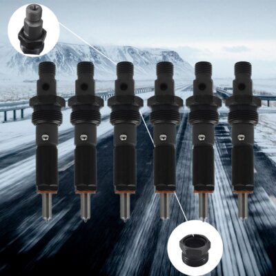 DURAFORCE 6 Pcs Diesel Fuel Injector Set 4928990 For Dodge Cummins Engine 5.9L 1994-1996