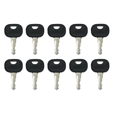 DURAFORCE 85804675 14603 Ignition Key for New Holland Volvo JCB Heavy Equipment 10 Keys