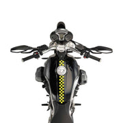 DURAFORCE 3 Inch Cafe Racer Checker Tape 59 Club Decal for Triumph Norton Royal Enfield