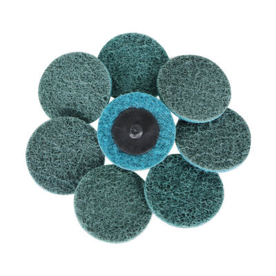 DURAFORCE 50PCS 2 inch Fine Surface Conditioning Discs Roll Lock Die Grinder Sanding Pads