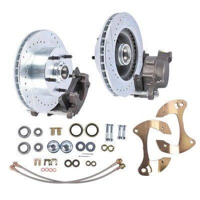 DURAFORCE Disc Brake Kit Drilled/Slotted for Chevy Full-size Cars 1955-1957 & 1959-1964