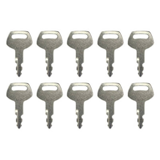 DURAFORCE (10) Ignition Key for Case JCB Sumitomo Linkbelt Excavator S450 150979A1 KHR3079