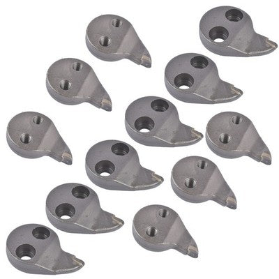 DURAFORCE Total Kit 12pcs Stump Grinder Teeth Compatible Rayco Super Tooth 3144C and 3144T