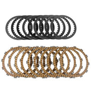 DURAFORCE Clutch Friction Steel Plates Kit for Harley Dyna Wide Glide Road King 1999-2017