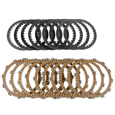 DURAFORCE Clutch Friction Steel Plates Kit for Harley Dyna Wide Glide Road King 1999-2017