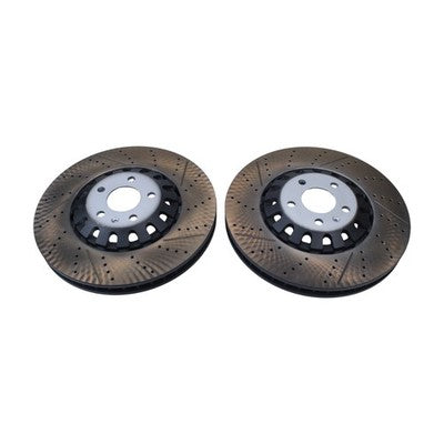 2X Disc Brake Rotors Pads Set 375mm Front Left Right for 2019 2021 for Audi A8
