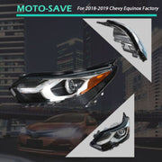 DURAFORCE Fit For Chevy Equinox 2018-2019 Factory Headlight Assembly Set Driver Left Side