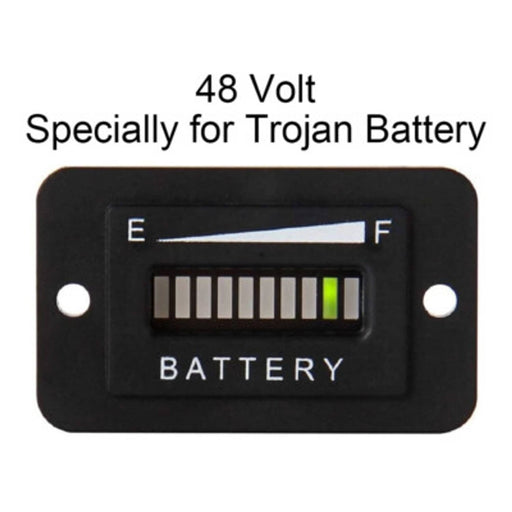 DURAFORCE 48V EZGO Club Car Yamaha Golf Cart Battery Indicator Meter Trojan Batteries