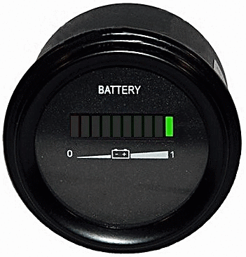 DURAFORCE 36 Volt Golf Cart Battery Indicator Meter Gauge 2 Inch for EZGO Club Car Yamaha
