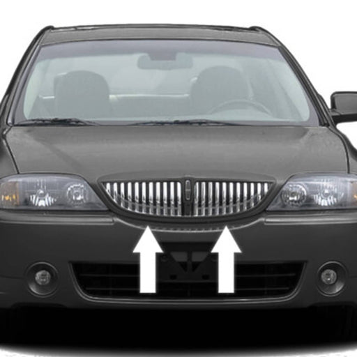 DURAFORCE Chrome Grille Grill Trim Kit for Lincoln LS 00 01 02 03 04 05 06